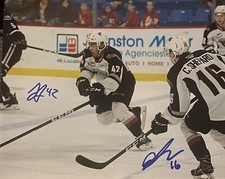 Justin Sourdif & Cole Shepard Signed 8x10 Photo!, Vancouver Giants Dual ! W/COA