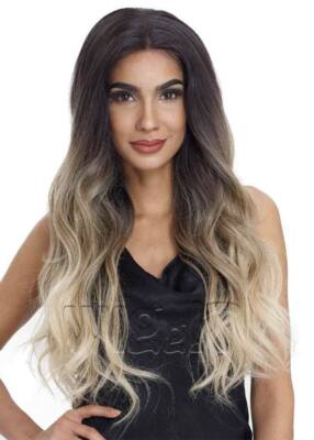 Elegante TAMARA Synthetik Spannbar 13'' x 5'' Spitze vorne & Spitze hinten lose gewellt Locken