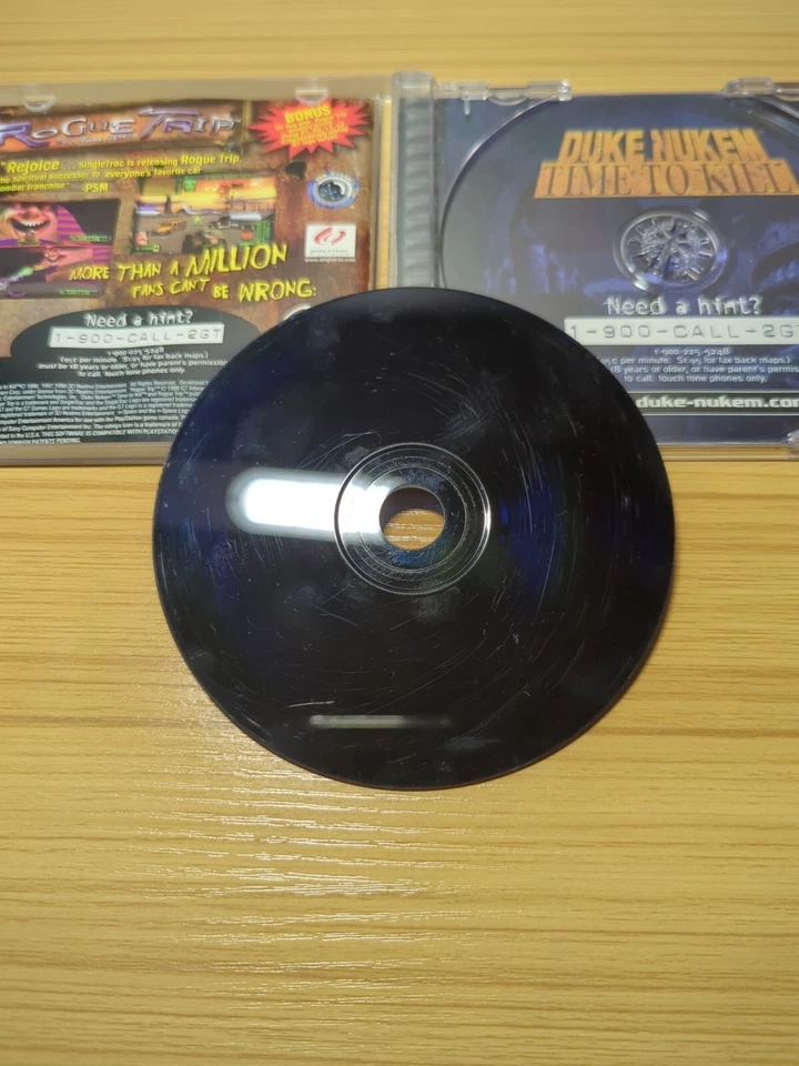 Duke Nukem Time to Kill (PlayStation PS1, 1998) Black Label Complete CIB - Image 3 of 3