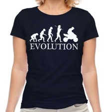 Quad Moto Évolution De Homme Femmes T-Shirt Cadeau Vêtement