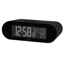 Acctim Kian Digital Alarm Clock Crescendo Alarm Temperature Humidity Popup Alarm