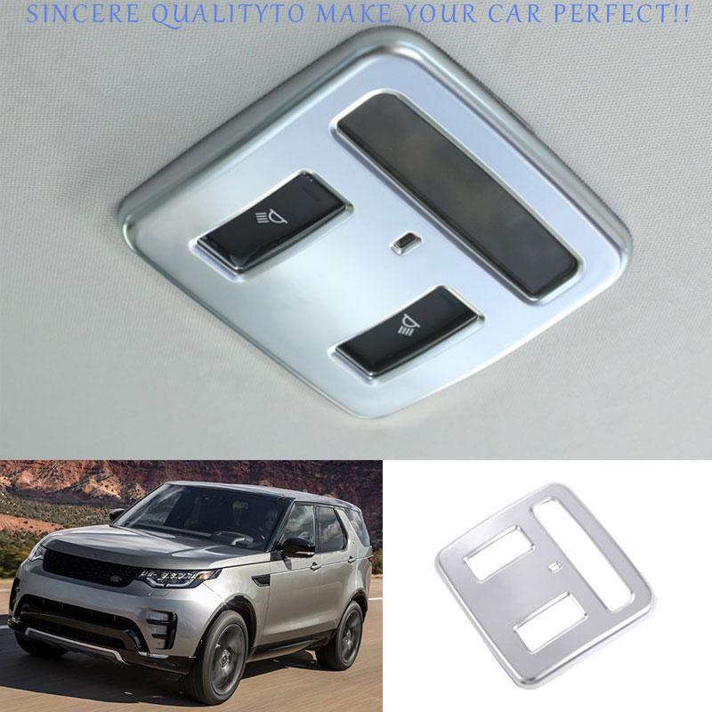Matte Silver Rear Reading Light Cover for 2017-2020 Land Rover Discovery 5 SE