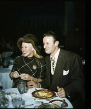 Ginger Rogers Jack Briggs Ciro's Nightclub Hollywood 1946 Original Transparency