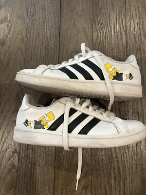 Adidas Men's The Simpsons x Advantage ‘El Barto’ BART Sneakers Shoes 