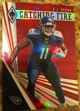 AJ A.J. BROWN🔥🏈MINT RC RED PRIZM /299 2019 PANINI PHOENIX CATCHING FIRE TITANS