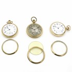 1909-1920 South Bend GF 19-21j 16s Double Sunk Pocket Watches Lot of 3 #WB5142-2 — photo 1