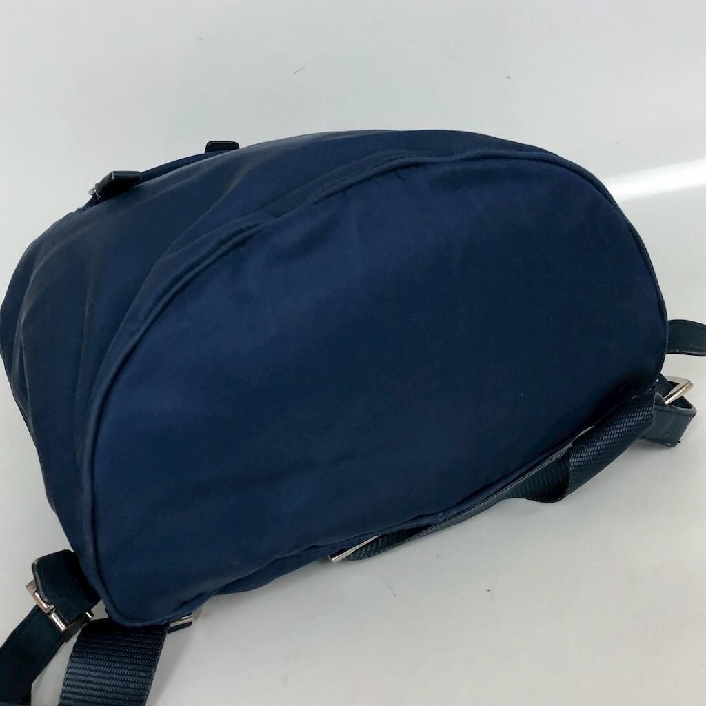 Rare Color PRADA Nylon Backpack Blue Daypack Lightweight Vintage Retro   Triangl thumbnail 4
