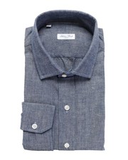 NWT SALVATORE PICCOLO DRESS SHIRT Napoli cotton handmade luxury Italy 43 17