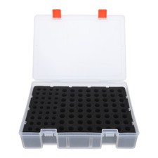  Clear Battery Case - Plastic Storage Organizer Fits AA AAA Batteries -