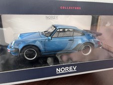 Norev 187539 1/18 Porsche 911 Turbo 3.3 1977 Blue Metallic 3551091875390