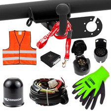 Anhängerkupplung starr für Mercedes-Benz E-Klasse W210 Stufenheck+ESatz 7p Kpl.