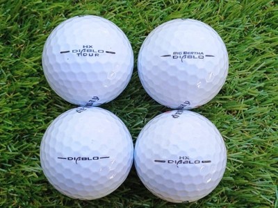 40 x GEMISCHTE CALLAWAY KLASSE B WEISSE GOLFBÄLLE PORTOFREI DIABLO HEX SOFT TOUR