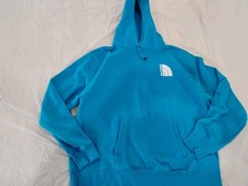 The North Face Turquoise Hoodie Womens Medium Outdoors Gorpcore Camping Hiking
