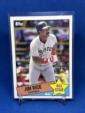2020 Topps #85AS-34 Jim Rice Red Sox 1985 Topps 35th Anniversary All-Stars