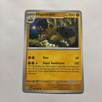 Hippowdon 106/182 Sv10: Destined Rivals Regular | eBay