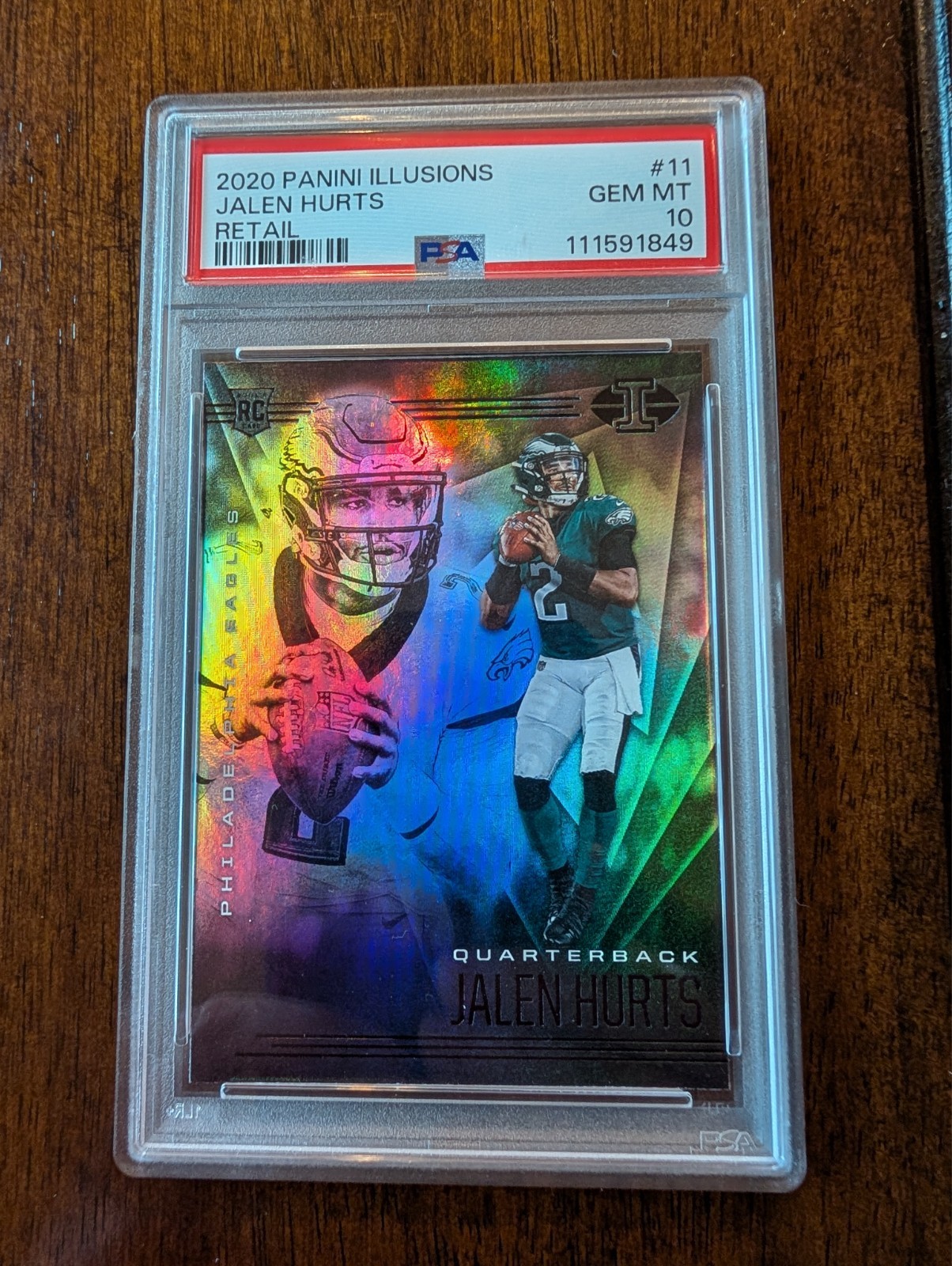 Jalen Hurts Panini Illusions #11 Base