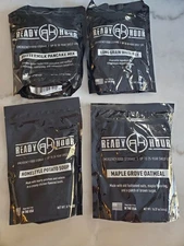 Ready Hour Emergency Food Supply 4 packs sealed freeze dried rice soup oats 8
