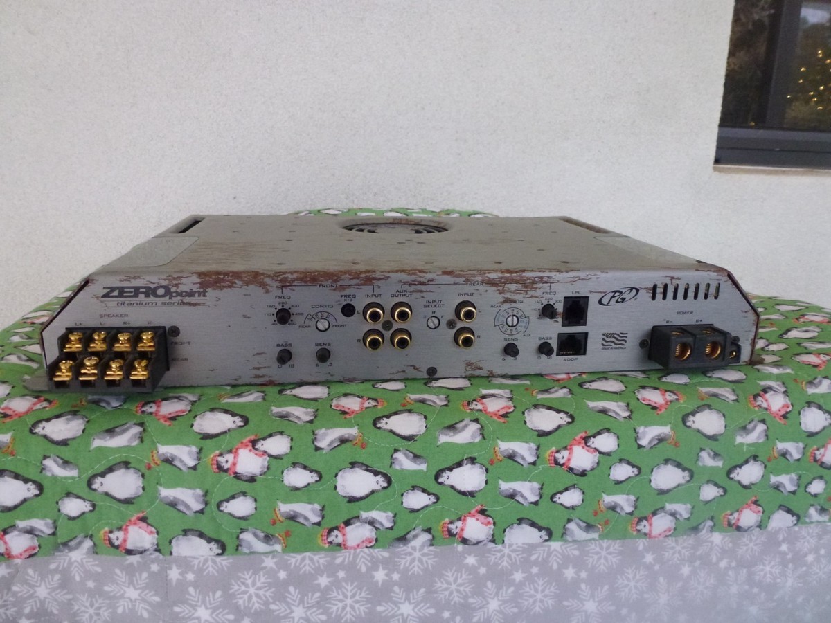 Phoenix Gold ZX475ti Titanium USA Made SQ Amp Old School Quality