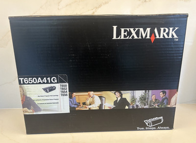 Genuine OEM Lexmark T650A41G Black Toner Cartridge Compatible W T650, T652, T654