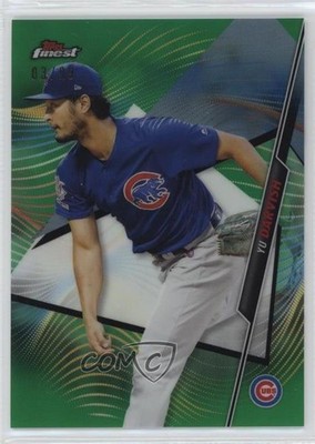 2020 Topps Finest Green Refractor /99 Yu Darvish #52 0i1b