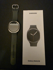 Samsung Galaxy Watch8 42mm W/ Metal Cases Black Silicone Band 16GB