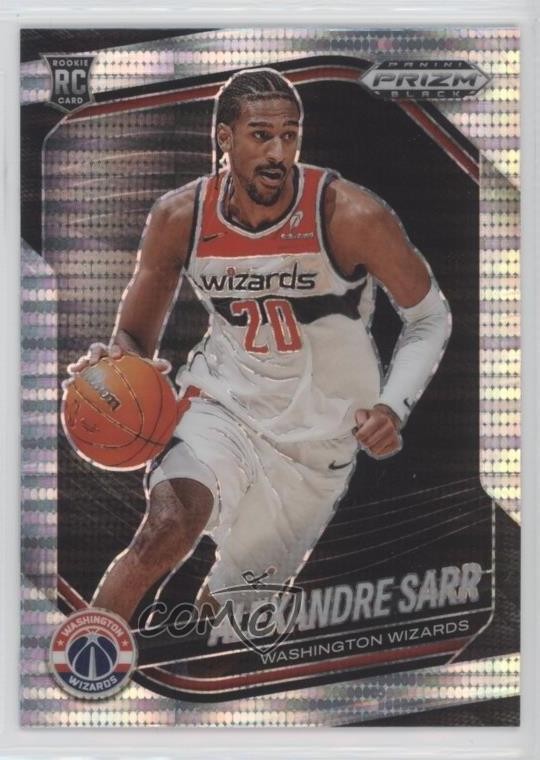 2024-25 Panini Prizm Black Pulsar Prizm Alexandre Sarr #46 2y0