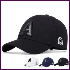 Unisex Letter A Snapback Baseball Cap Adjustable Casual Outdoor Hat