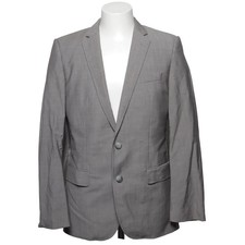 Hugo Boss, Blazer, Größe: 48, Aiko1/Heise, Grau, Viskose/Wolle, Herren #DKc