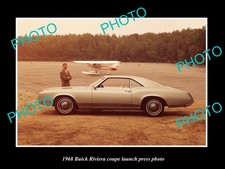 1968 Buick Riviera Coupe Launch Press Photo Large Historic Old Photo