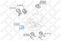 Stellox Lagerung Motor Motorlager Vorne Passend FüR Mitsubishi Galant Vi Ea