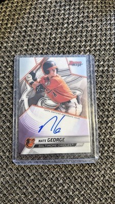 2025 Bowman s Best Nate George Auto Baltimore Orioles