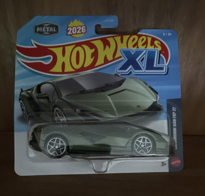 Hot Wheels XL Lamborghini Sián FKP 37 Green Metal 1:64 Diecast Car 2026