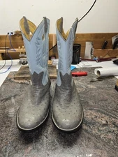 Bowman's Wilson Boot Co. Men's Handmade Leather Cowboy Boots 11 EEEEE