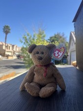 Ty Beanie Babies Curly the Bear Plush Toy Vintage 4052