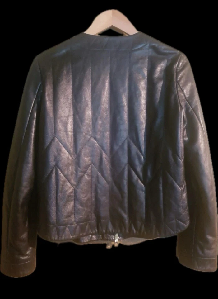 salvatore ferragamo Mujer Chaqueta Cuero XS Foto 2 de 4