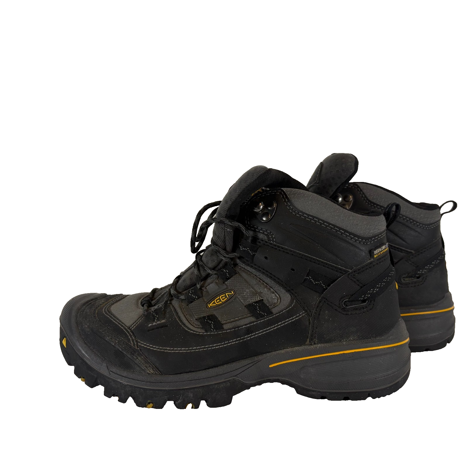 Stivali Keen Logan uomo taglia 8 neri metà escursionismo impermeabili