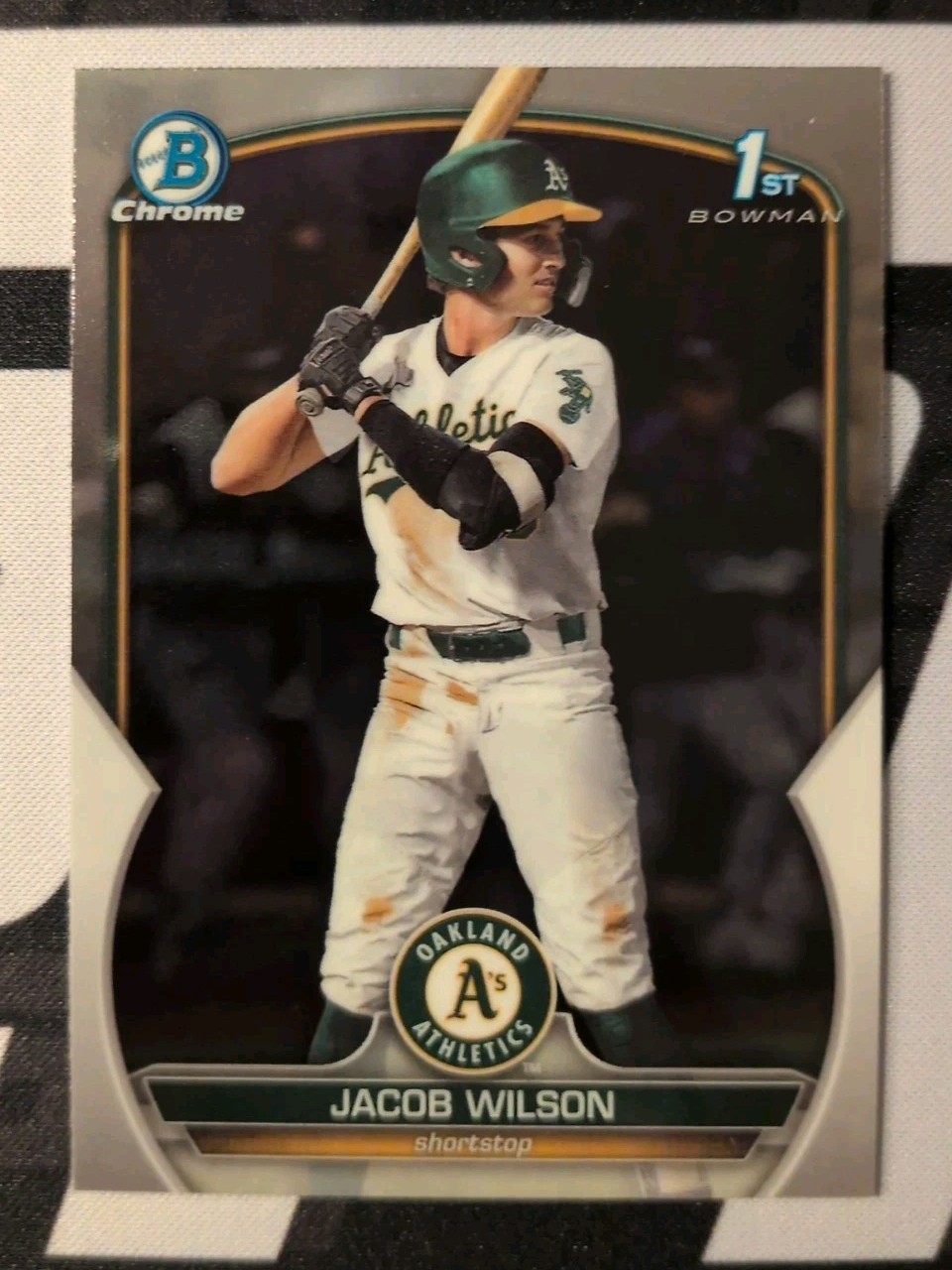 2023 Topps Bowman Draft Chrome Jacob Wilson #BDC-121 Oakland Athletics Roomie