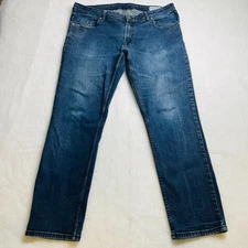 Buffalo by David Bitton Jackson Womens Mid Rise Straight Stretch Jeans Sz 40x30