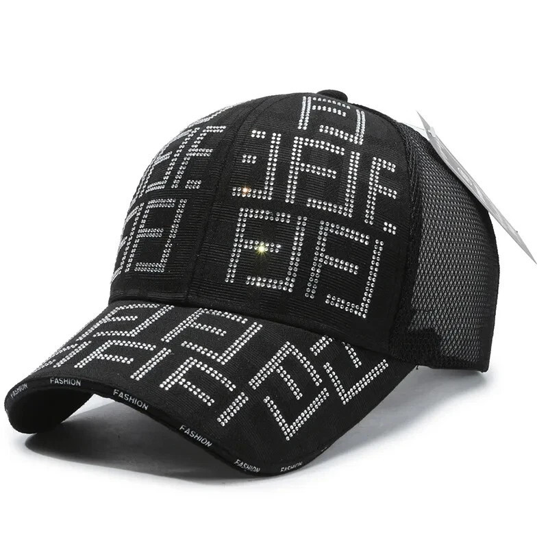 New Luxury Fashion Rhinestones Decoration Baseball Cap