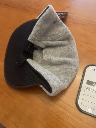 Casquette de camp neuve avec étiquettes polaire gris suprême logo Polartec Box