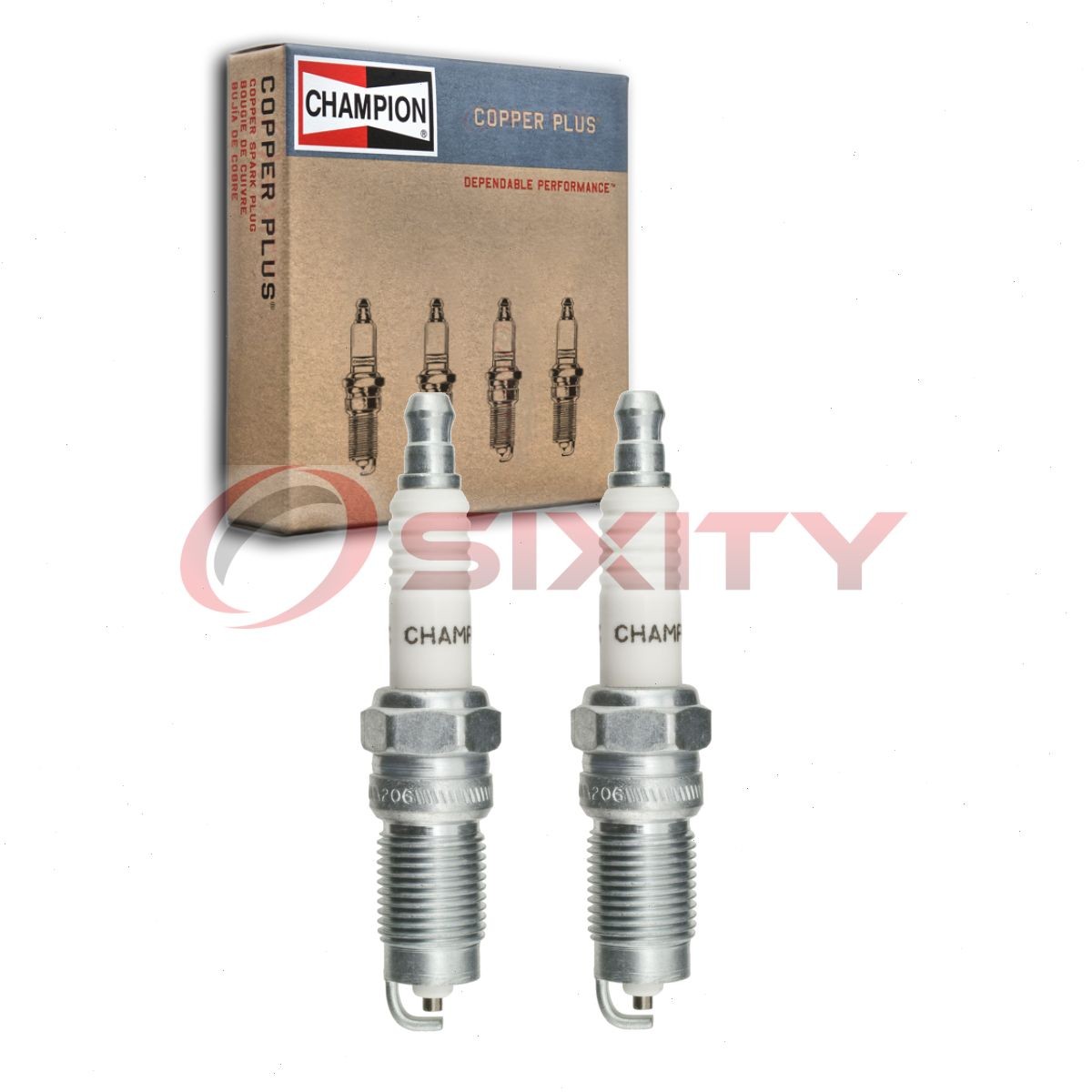2 pc Champion Copper Plus 407 Spark Plugs for T16NRU11 RS14LC R45NTSE td