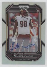 2022 Panini Prizm Rookies Silver Prizm Auto Phidarian Mathis #390 Auto 1pe9