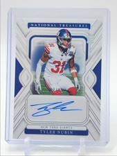 TYLER NUBIN 2024 NATIONAL TREASURES ROOKIE SILVER RC AUTO /25 Q3524