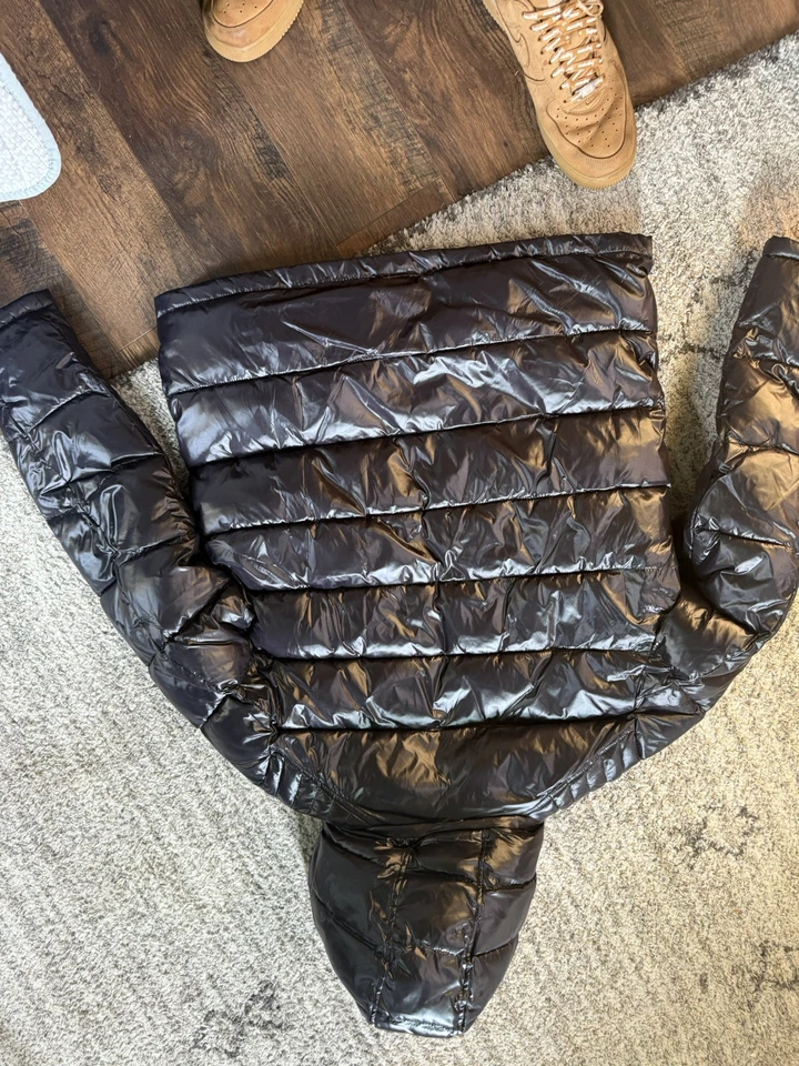 Jaqueta Guess Puffer Masculina com Capuz Casaco Capuz Removível - Imagem 2 de 2