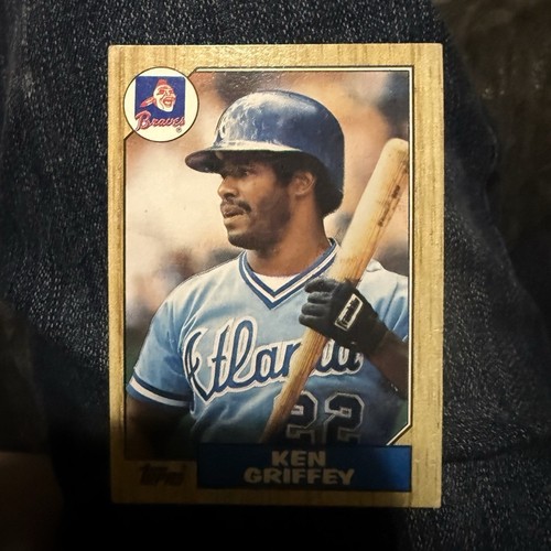 Topps 1987 Ken Griffey #711 Atlanta Braves Base Set MLB Baseball Card - Picture 1 of 2