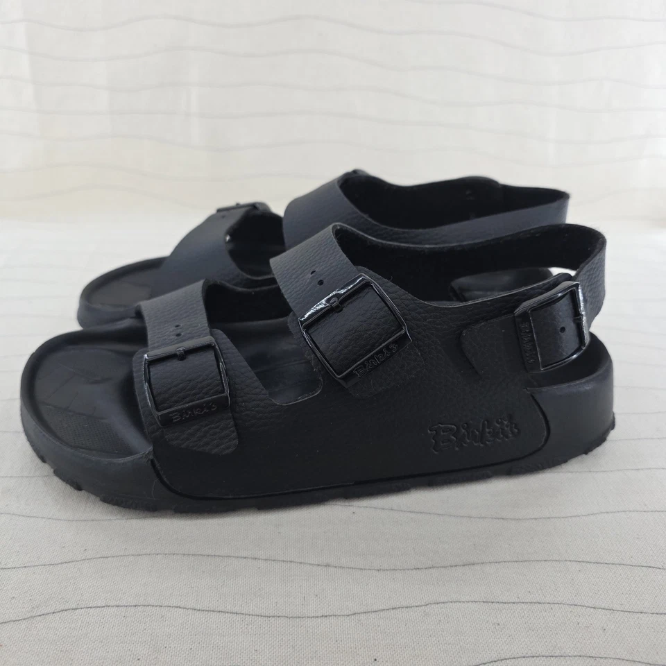 Sandalias Birki's Unisex Aruba Negras con Tiras Zapatos Hechas en Alemania Talla 42 EUR Para Hombres Foto 2 de 4