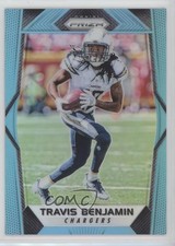 2017 Panini Prizm Light Blue Prizm 126/199 Travis Benjamin #199 1k5