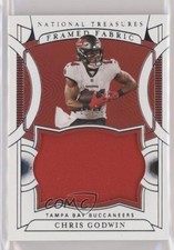 2021 Panini National Treasures Framed Fabric 41/99 Chris Godwin #CG 8em