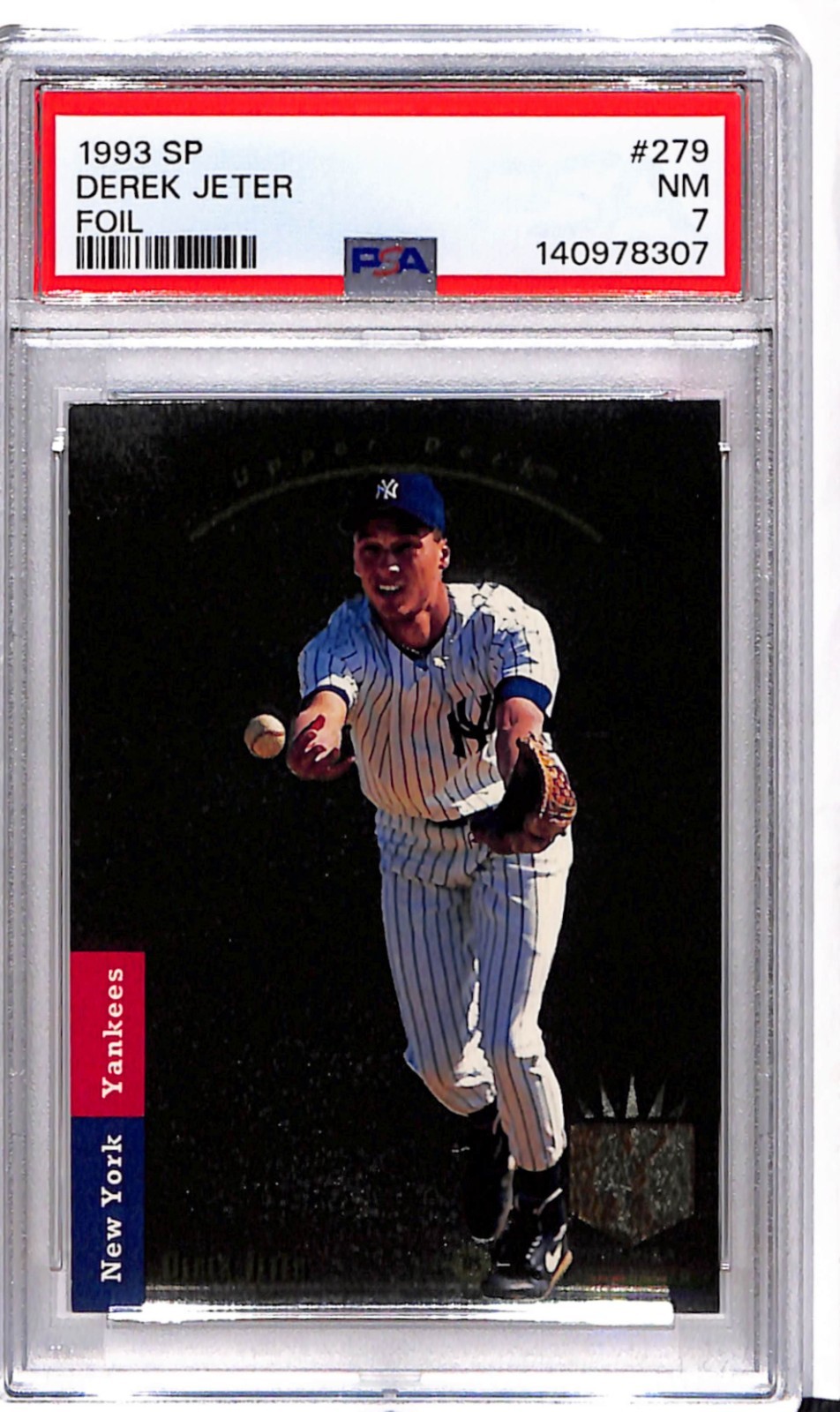1993 Upper Deck SP - Derek Jeter #279 FOIL (RC) PSA 7