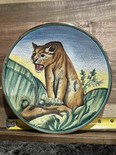 Veneto Flair “The Puma” Plate ITALY Wildlife Series #1123 of 2000  1972